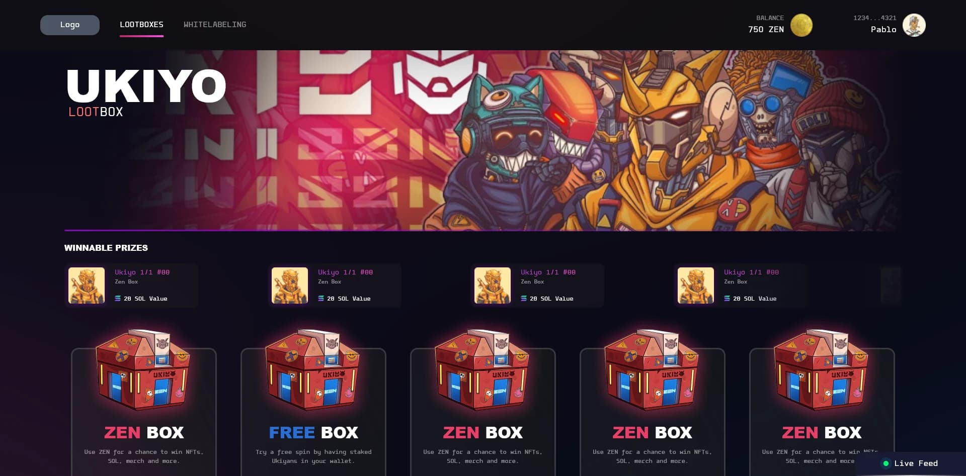UKIYO Lootbox screenshot